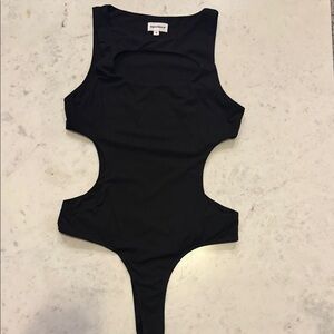 Superdown cut out bodysuit medium